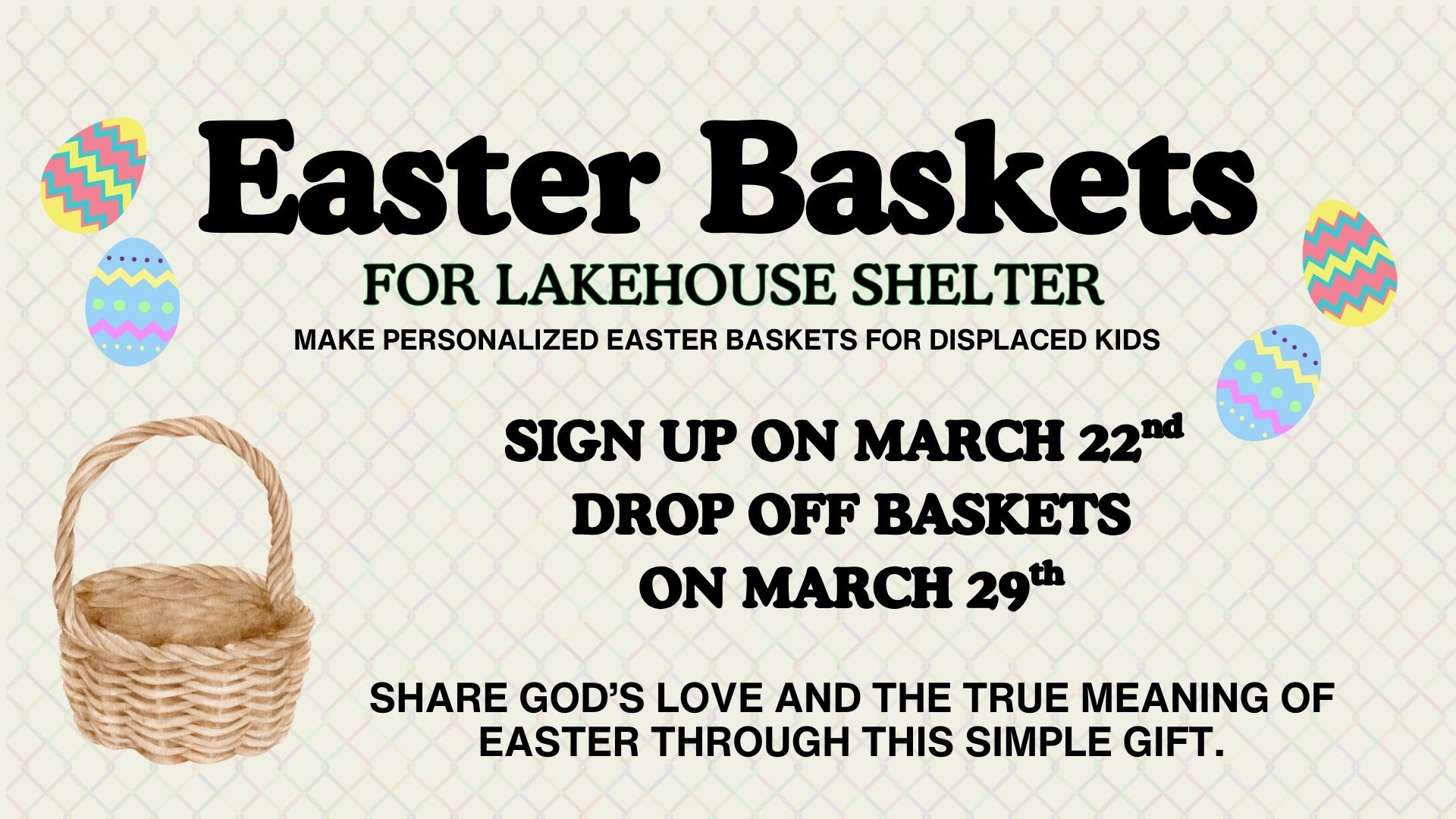 Lakehouse Easter Baskets