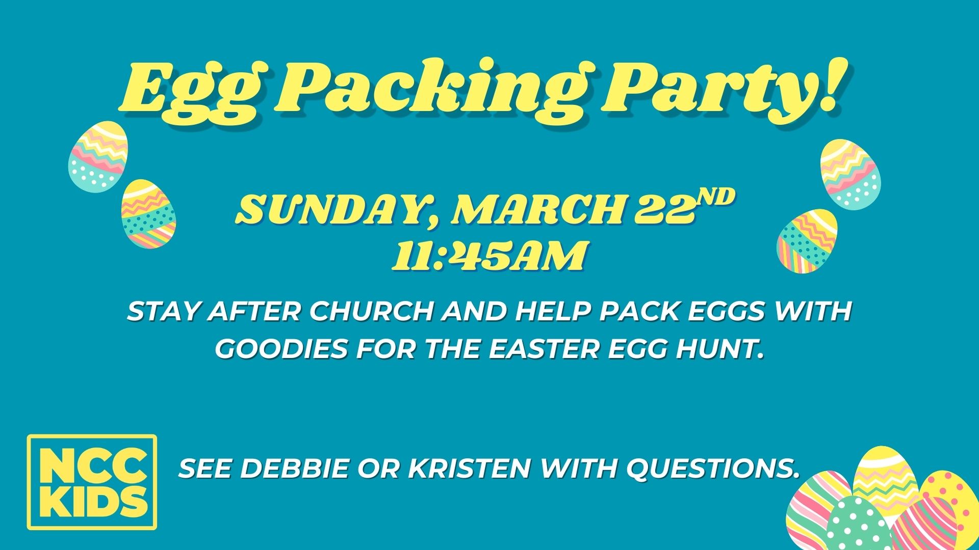 Egg Packing Party